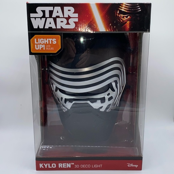 Star Wars Kylo Ren 3D Deco Light LED Bulbs Wall Decor - Picture 1 of 14